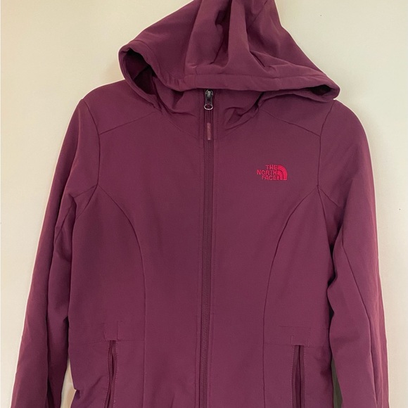 The northern face woman’s SHLBERSCHL  hoodie standard s/m Radishes burgundy - Picture 4 of 12